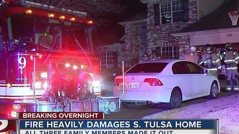 TFD puts out house fire in south Tulsa