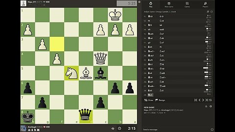 Daily Chess play - 1419 - Trapped opponent's Queen in Game 4