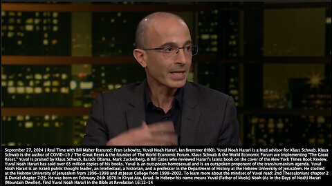 Yuval Noah Harari | "In the Ten Commandments There Is An Endorsement of Slavery." + "What Might That Politician Do With the Technologies That I Am Developing? "A Future Hitler May Reengineer Our Bodies, Brains & Minds."