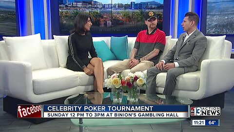 Four Queens headliner, Mike Hammer, hosts Celebrity Poker Tournament at Binions