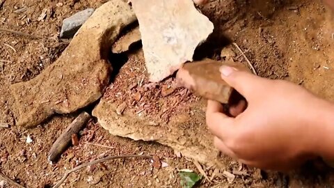 Using primitive tools, fire Wilderness Survival Challenge /10