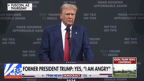 Trump: “Yes, I am angry…we’ve had enough!” (September 13, 2024)