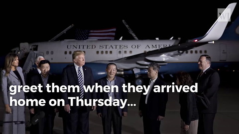 Trump's Late-Night Meeting with Freed NK Prisoners