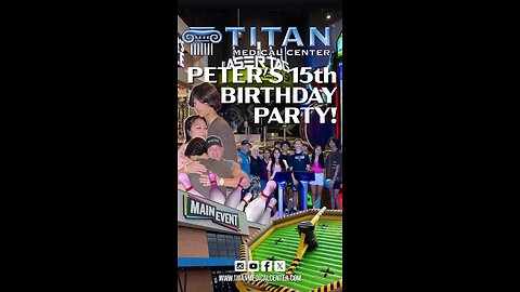 #TitanMedical owners celebrate the 15th Birthday of their son Peter Tsikouris!