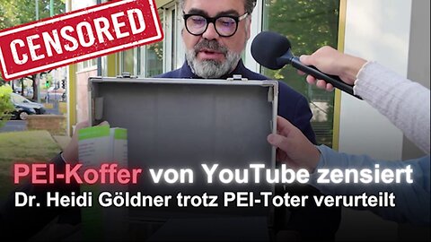 " P.E.I.-TODESFÄLLE NACH IMPFUNGEN : YOUTUBE ZENSIERT DAS PAUL-EHRLICH-INSTITUT ! " - Tom Lausen