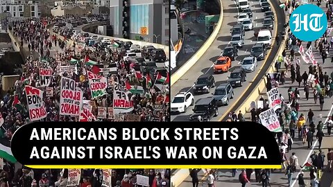 America Erupts Against Israel, Streets Blocked; Protesters Slam Biden For Aiding 'Genocide' In Gaza