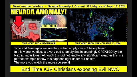 More Weather Warfare → Nevada Anomaly & Current USA Map as of Sept. 13, 2024