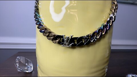 Really Nice DHgate LV Men's Necklace Chain Dupe $39 (LINK IN DESCRIPTION)