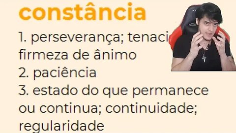 CONSTANCIA E O NOME DO GAME - QUADRO REFLETINDO E FILOSOFANDO