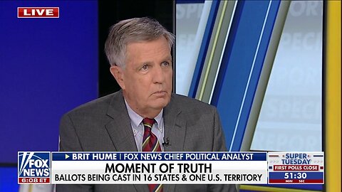 Brit Hume: Biden Is 'Palpably Senile And The Country Can See It'