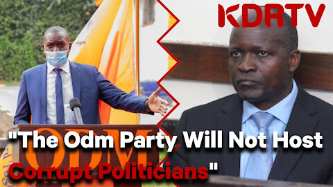 Hon. John Mbadi, "The ODM Party Will Not Host Corrupt Politicians"