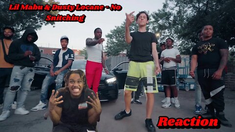 LIL MABU IS A PURE DEMON! | Lil Mabu & DUSTY LOCANE - NO SNITCHING (Official Music Video) REACTION!