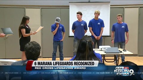 Local lifeguards get recognized by Red Cross