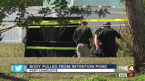 Body Pulled From Retention Pond