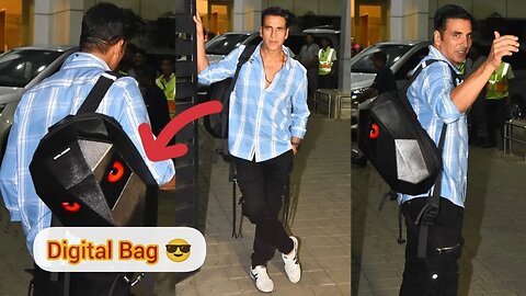 Akshay Kumar Arrives Back to Mumbai 😎🔥📸