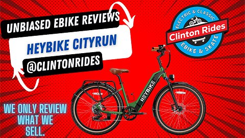 Clinton Rides | UnBiased Review | HeyBike CityRun Commuter EBike