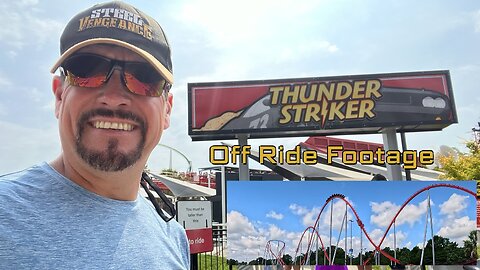 THUNDER STRIKER at CAROWINDS, North & South Carolina, USA [Off Ride Footage]