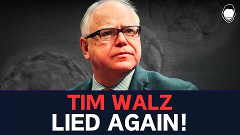 Tim Walz Busted LYING AGAIN