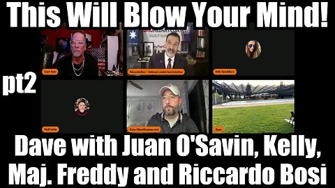 Dave with Juan O'Savin, Kelly, Maj. Freddy and Riccardo Bosi - Situation Update 9/12/24