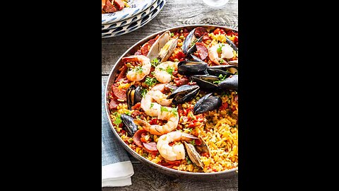 SPANISH SEAFOOD PAELLA