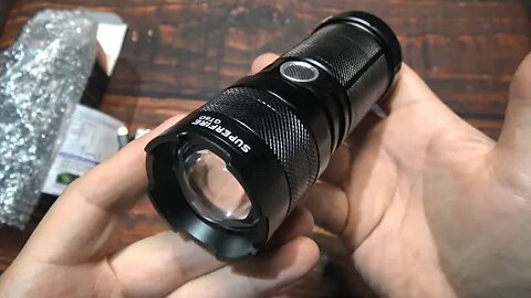 SuperFire GT60 (with Tail Flood Light) Flashlight Kit Review!