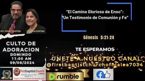 “El Camino Glorioso de Enoc”: “Un Testimonio de Comunión y Fe” Génesis 5:21–24