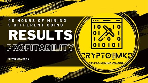 Crypto Mining Profitability for 40 hours (worst to best) ⛏😟😥 #crypto