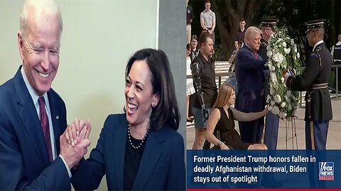 Kamala REFUSES to show at ceremony to honor service members she got KILLED in Afghanistan! Trump DID