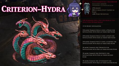 Fundamental Criterion Hydra - My Runemaster build - Last Epoch