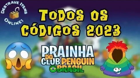 [Repostagem] Todos Os Códigos Do Club Penguin Brasil 2023