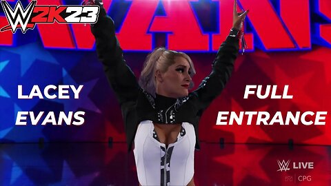 WWE 2k23 Lacey Evans Full Entrance