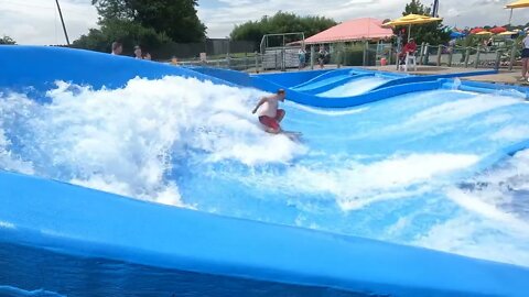 flowrider - Dave "Gilligan" - 5 at Soak City, Kings Island