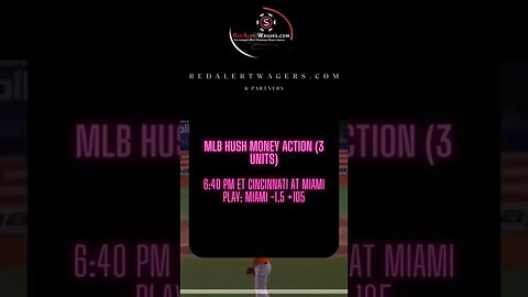 Exclusive MLB Pick - Cincinnati Reds at Miami Marlins #MLBPicks #MLBBets