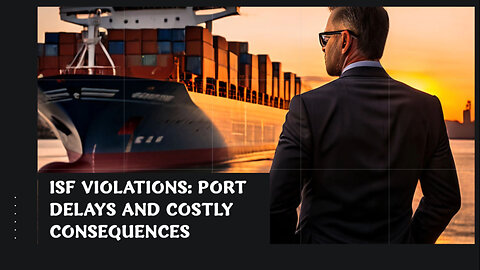 ISF Violations and Port Delays: The Costly Consequences Explained!