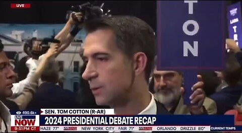 Sen Tom Cotton: It Was A 3 on 1 Debate