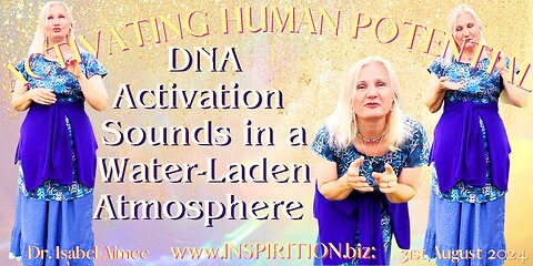 DNA Activation Sounds in a Water-Laden Atmosphere