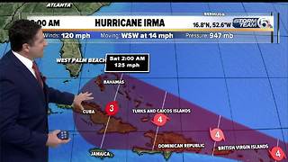 8 a.m. Hurricane Irma update (9/4/17)