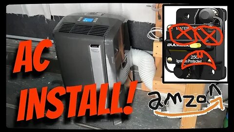 MEGA VLOG 618: bad breakers & AC install! (bus build)