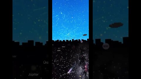 Baixei o app Night SKY que funciona como Stellarium e olha só