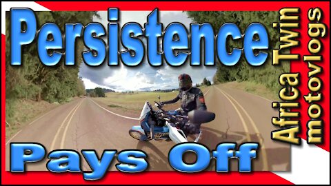 Persistence Pays Off | part-1 | Africa Twin motovlog | CRF1000L | ADV Bike | Oregon