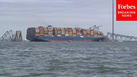 Cameras Capture Footage Of Francis Scott Key Bridge Collapse In The Port Of Baltimore