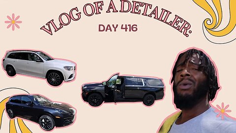 MOBILE AUTO DETAILING- HOW TO CLEAN A VEHICLE - VLOG OF A DETAILER: DAY 416 - MONEY DAILY #auto