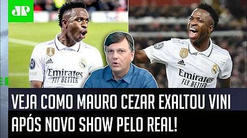 "QUEIRAM OU NÃO, o Vinicius Júnior hoje É SIM o..." Mauro Cezar EXALTA após Liverpool x Real Madrid!