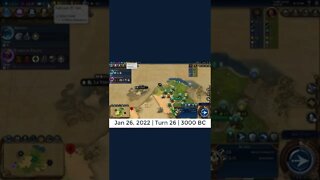 #oneturnadaychallenge #civ6 – Turn 26 - CYRUS! - #shorts