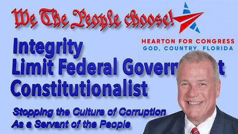 John Hearton • Stopping the Culture of Corruption As a Servant of the People