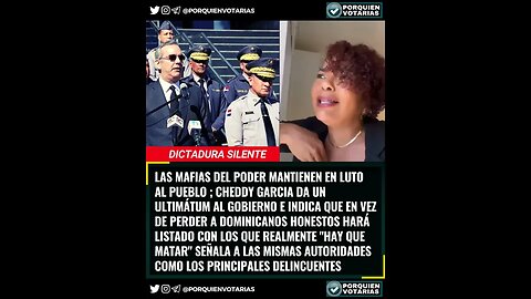 ⚡️CHEDDY SEÑALA A LAS AUTORIDADES COMO LOS PRINCIPALES DELINCUENTES Y RESPONSABLES DEL DESASOSIEGO