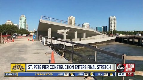 Architect says major construction on St. Pete Pier to be done 'by end of the year'