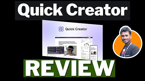 Quick Creator Review🚀Best Content Marketing AI?