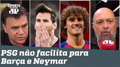 "Messi quer Neymar, mas Suárez abraçou o Griezmann!" Veja DEBATE!