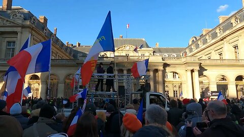 Manifestation, marche pour la paix au départ de Port Royal à Paris le 26/02/2023 - Discours 4